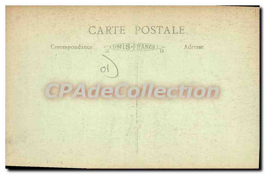 Barrage de la Perte du Rhône — Bellegarde (Ain) — Effet de contre-jour par grosses eaux — n°52 — Rückseite