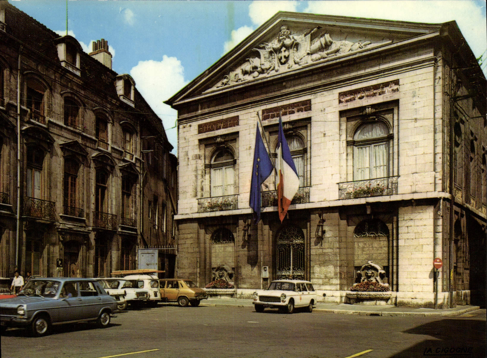 CPA Bourg En Bresse Ain l'Hotel de Ville 