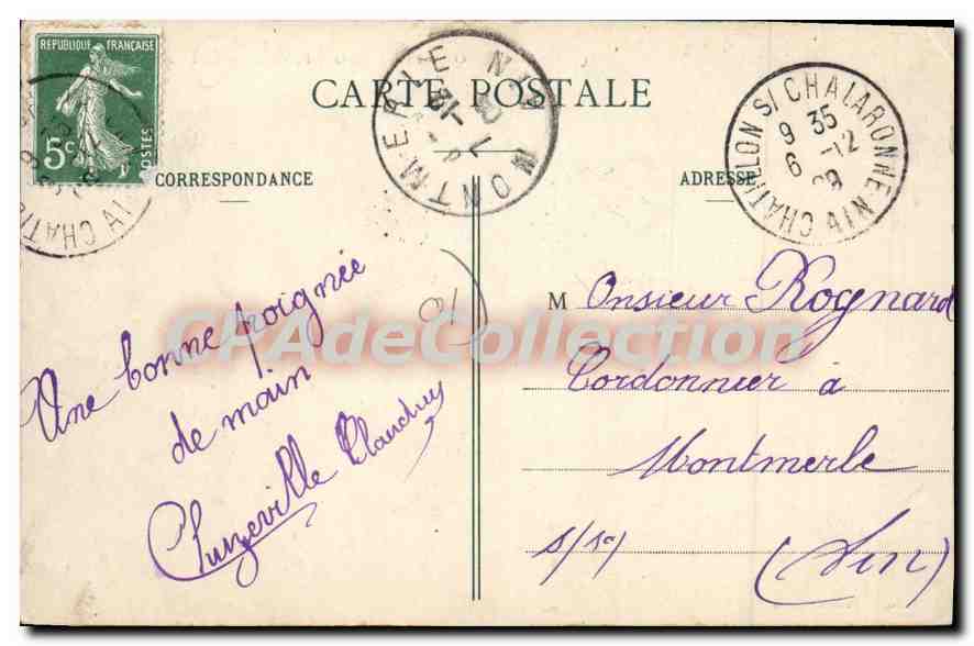CPA Chatillon sur Chalaronne les Promenades  — Rückseite