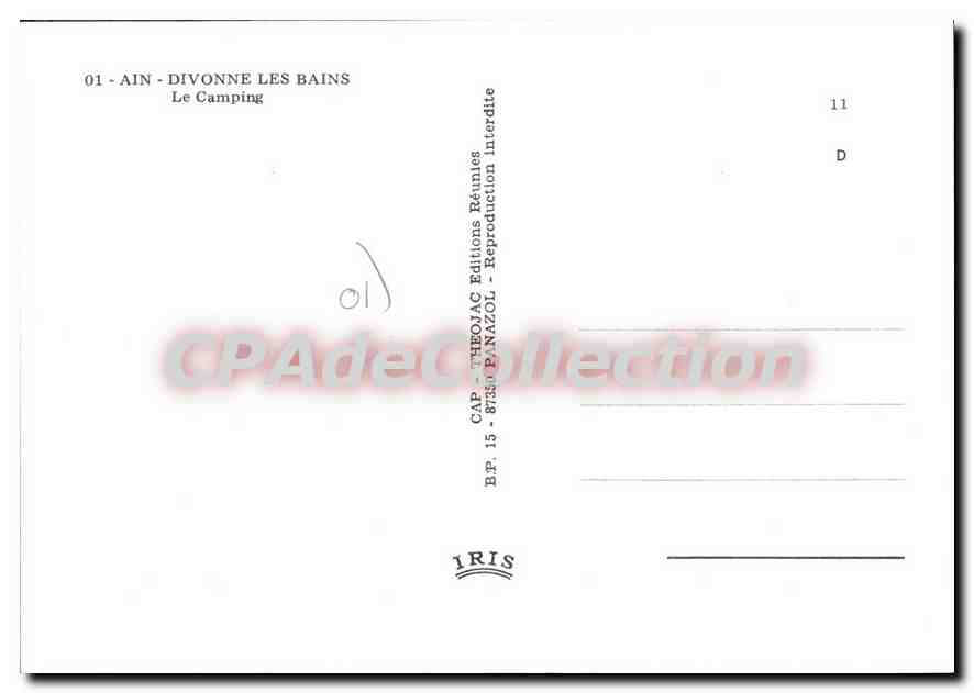 Divonne-les-Bains — Camping — Éditions Théo Jac — Reverso