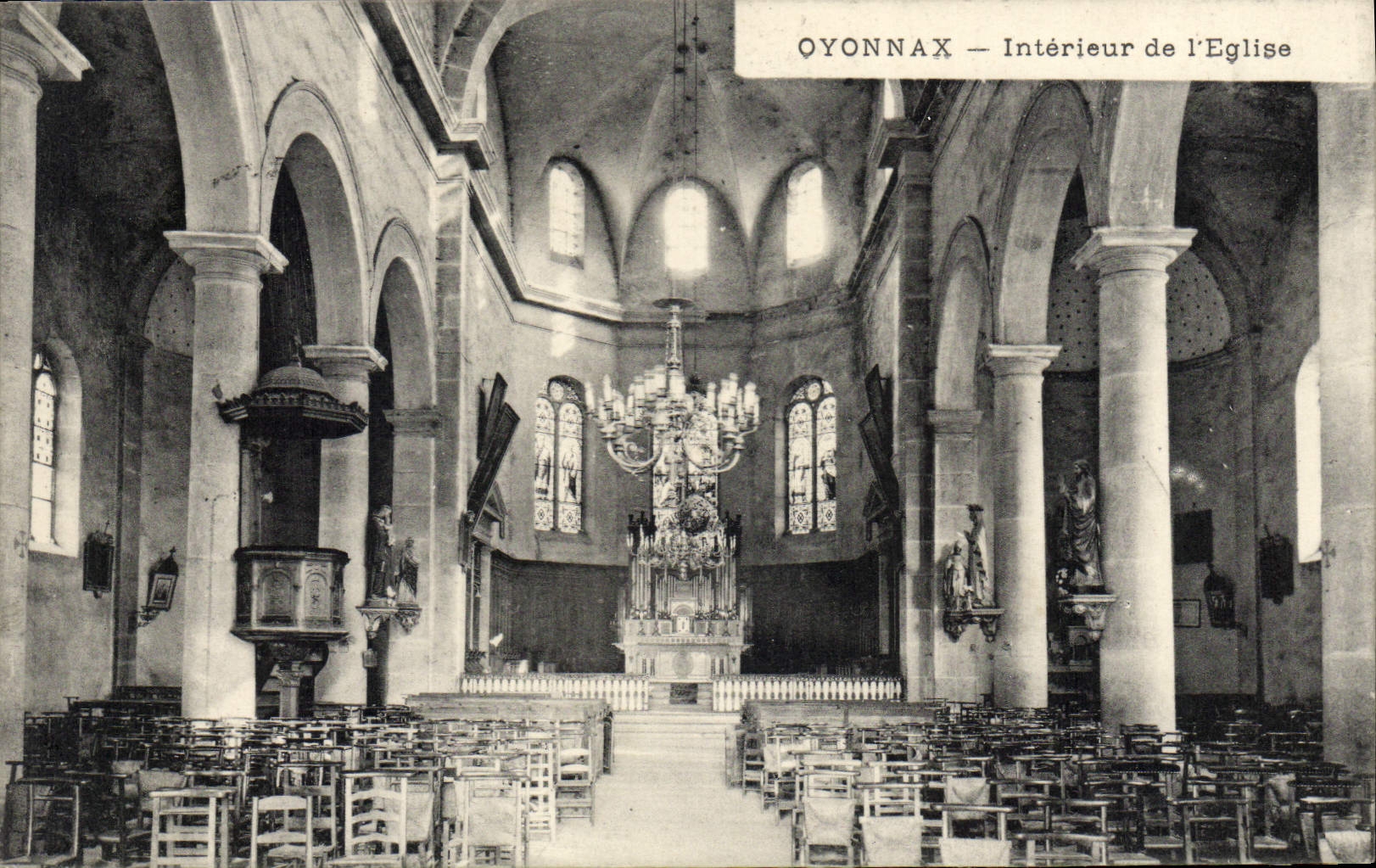 CPA Oyonnax Interieur de l'eglise 