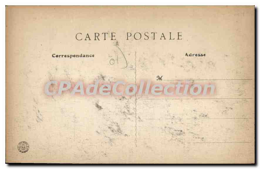 CPA Trevoux Ain Ruines du chateau feodal XII siecle la Saone et le Pont  — Rückseite