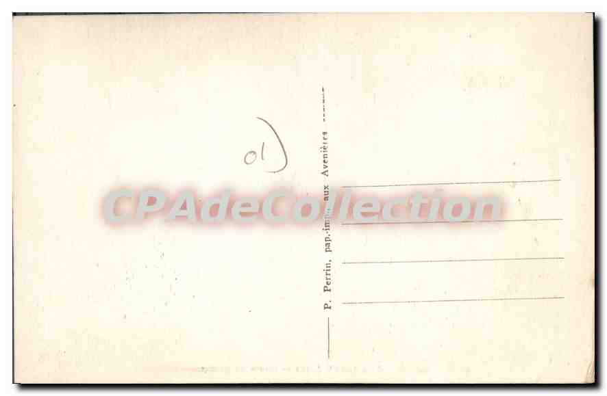 CPA Glandieu Ain Route de Belley  — Rückseite