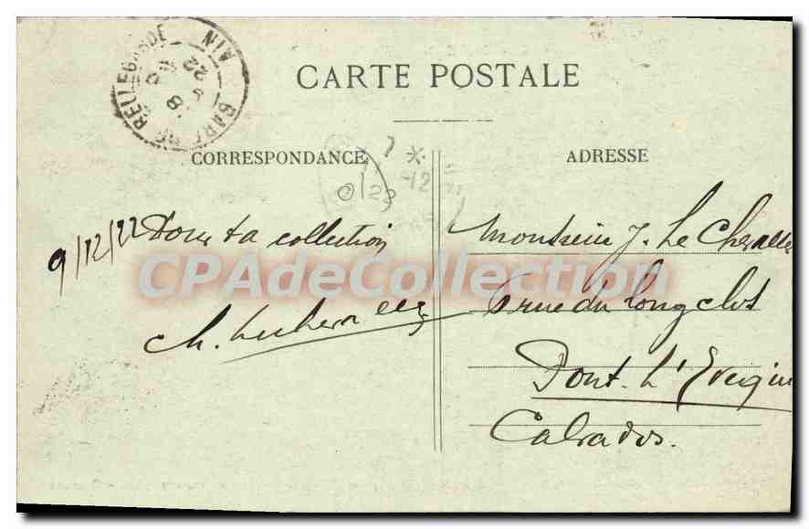 Gize-Bolozon — Vallée de l'Ain — Éditeur inconnu, n° de série non visible — Achterkant