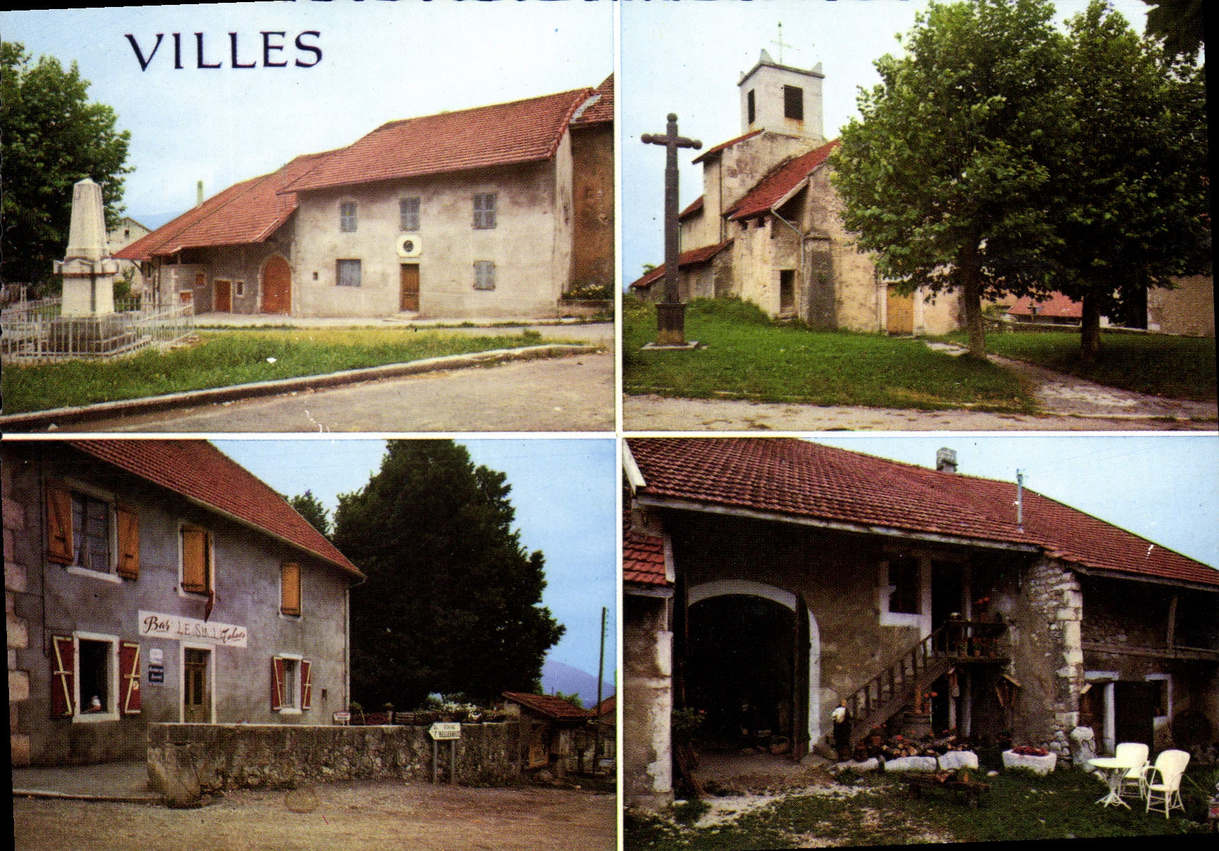 Villes (Ain) — Maison natale du médecin COSTE (1741-1819) et église du XIe siècle — Éditions J. CE LARD