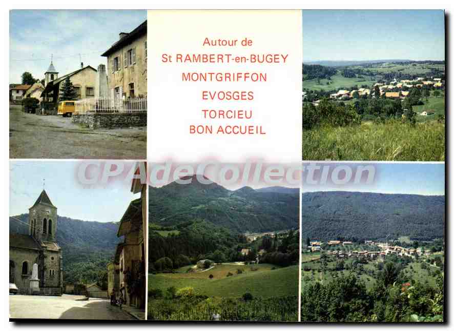 Autour de St RAMBERT-en-BUGEY — Montgriffon, Evosges, Torcieu — S.A.D. Lyon