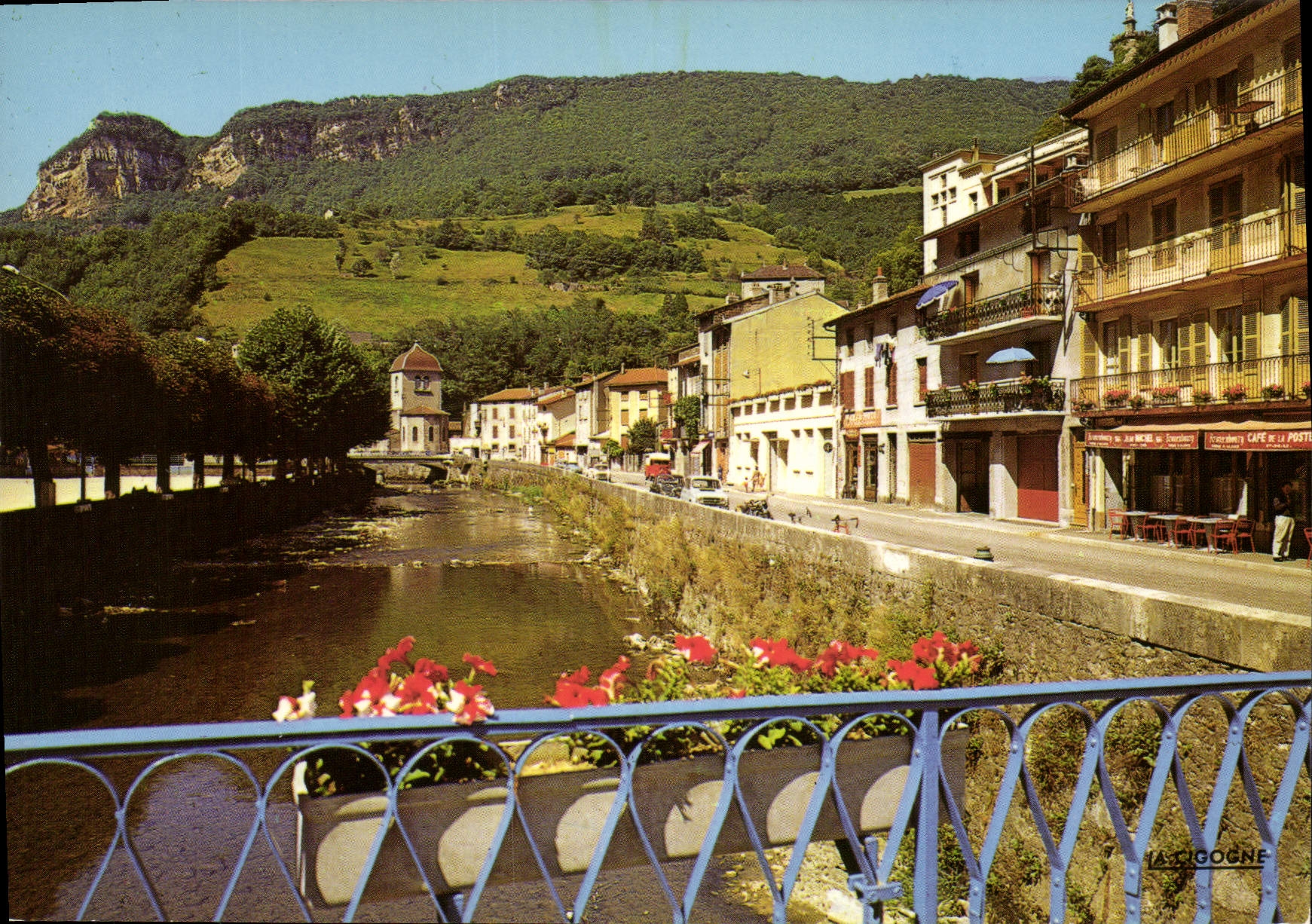 St-Rambert-en-Bugey — vue du quai Lucien Franc et de l’Albarine — éditeur La Cigogne, n° 75