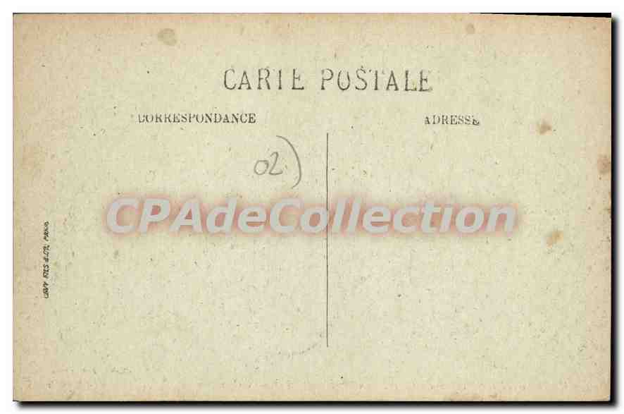 Château-Thierry (Juin 1918) — Rue de Fère — Entrée du Cimetière — Cliché Ehrhard, N° 3518 — Reverso