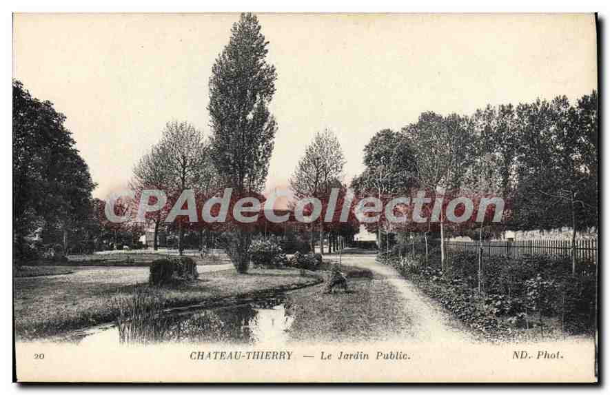 Château-Thierry — El Jardín Público — ND. Fot.