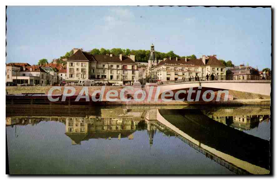 Château-Thierry — Vue panoramique — La Marne et le Pont Aspirant de Rouget — Edit. Couleurs Naturelles