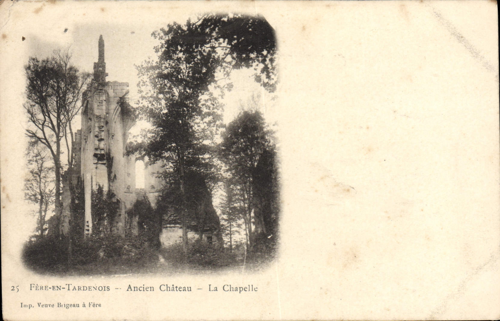 CPA Fere en Tardenois Ancien Chateau la Chapelle 