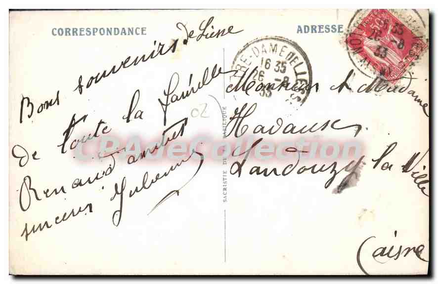 Monument des Morts de la Guerre — CAP — Marbre Félix Laffineur, Hirson — Verso