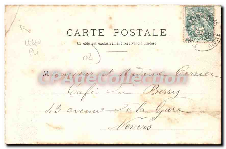 Fère-en-Tardenois — Ancien Château — Les Tours — Imp. Veuve Brigeau à Fère — Reverso