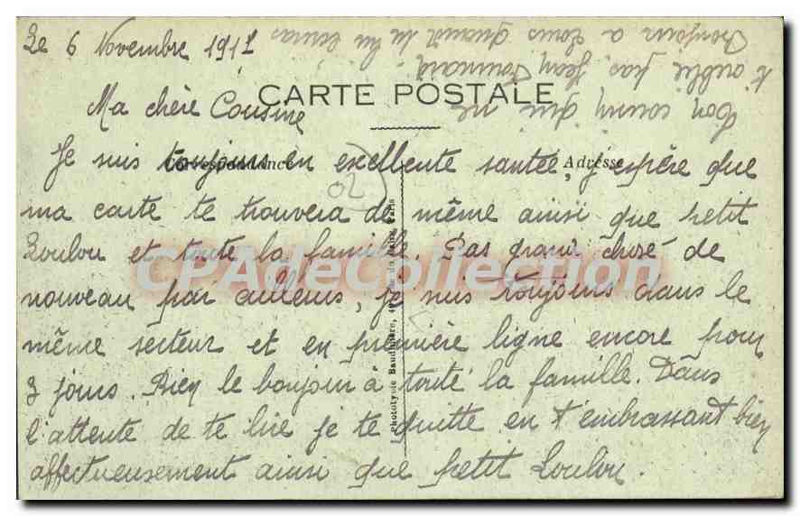 CPA La France reconquise 1917 Nouvron Vingre Ruines de Ferme de Confrecourt dont on parla bien souve — Rückseite