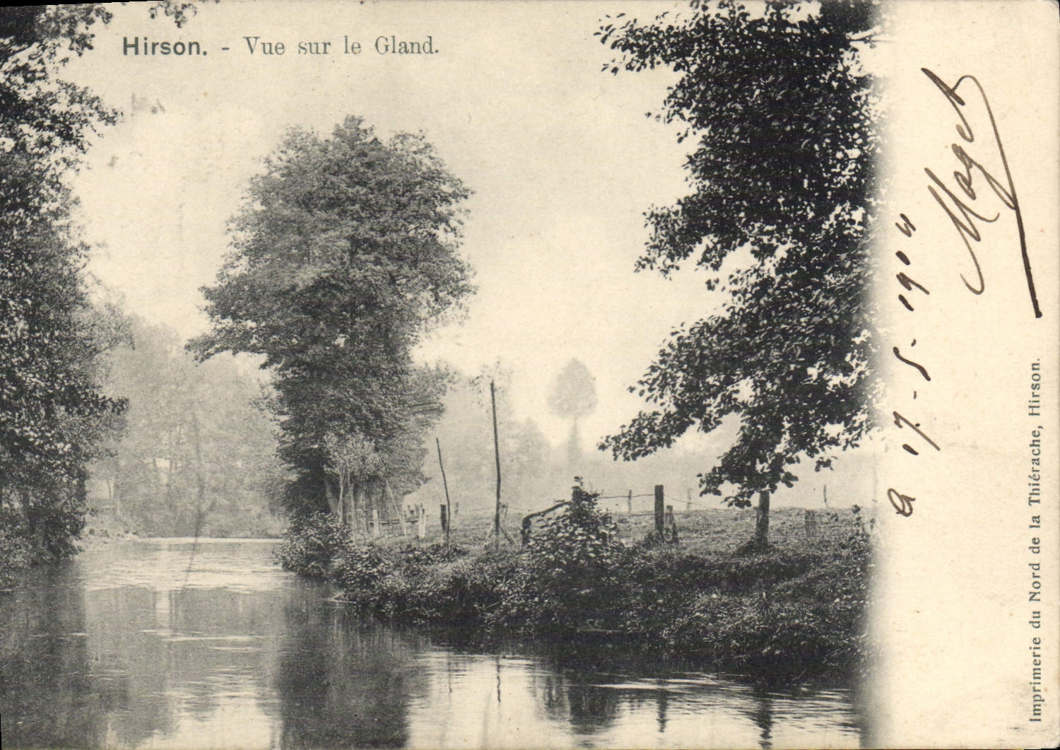 CPA Hirson vue sur le Gland 