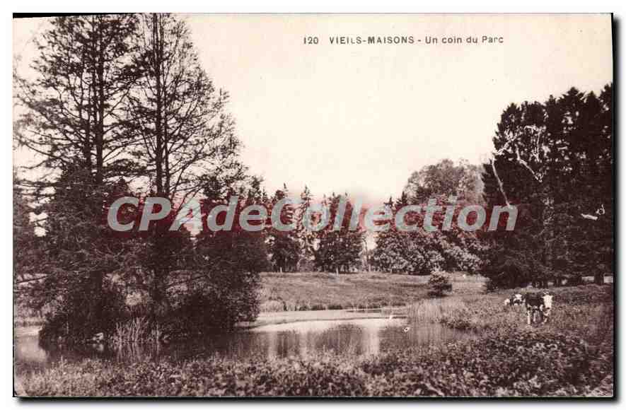 VIEILS-MAISONS — Un coin du Parc — CPAdeCollection n°120