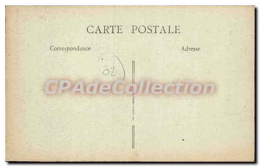 Villers-Cotterêts — Tour de l'Horloge avant le bombardement (Juin 1918) — Imp. Léodyer, à Villers-Cotterêts — Rückseite