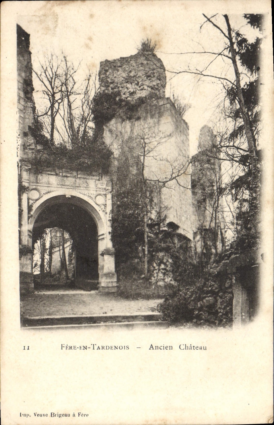 CPA Fere en Tardenois Ancien Chateau 