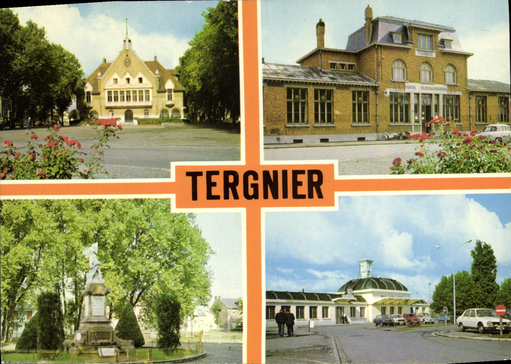 Tergnier — Panoramablick — Éditions 'La Cigogne' SODAFA, 55330 Louvres