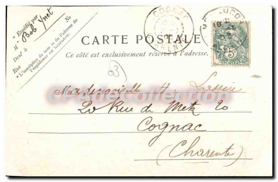 Montluçon. Vieilles Maisons. Eglise St. Pierre — V.P. Paris N.1 — Verso