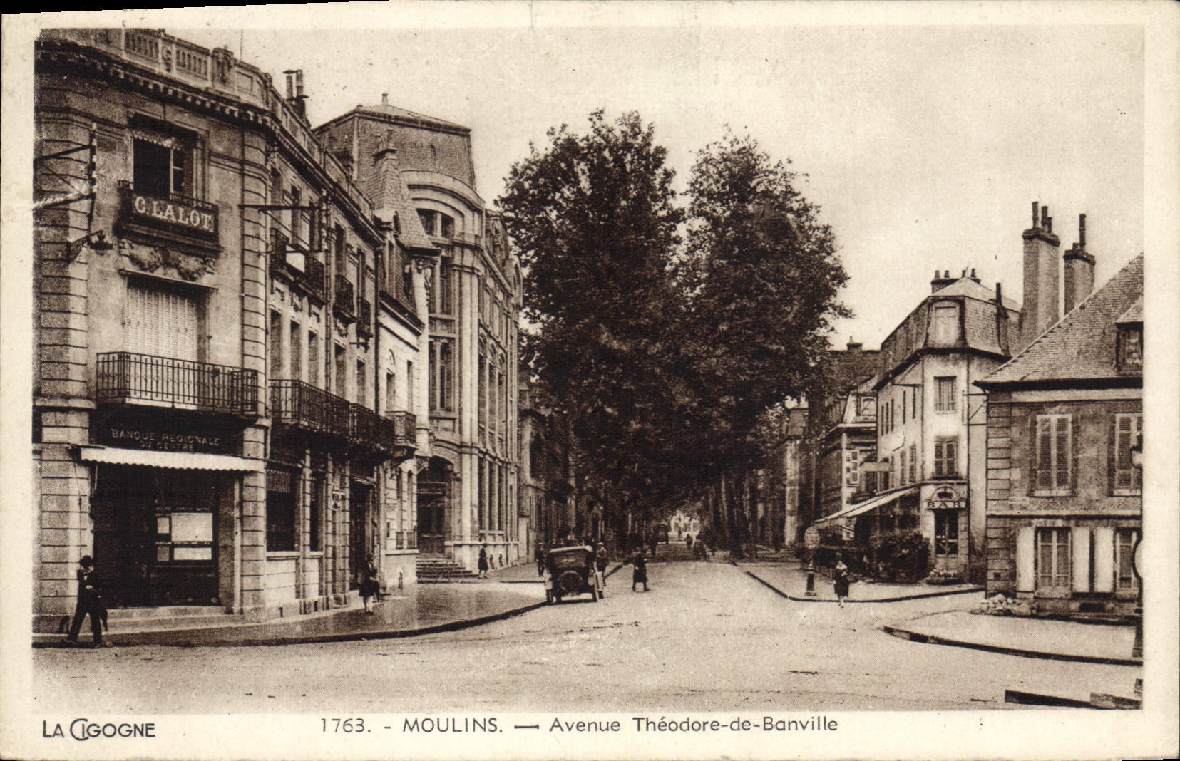 Moulins — Avenue Théodore-de-Banville — La Cigogne, n°1763