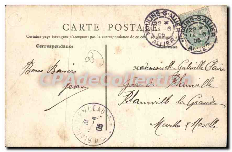 Jouy-sur-Eure — Souvenir — B.F. — Reverso