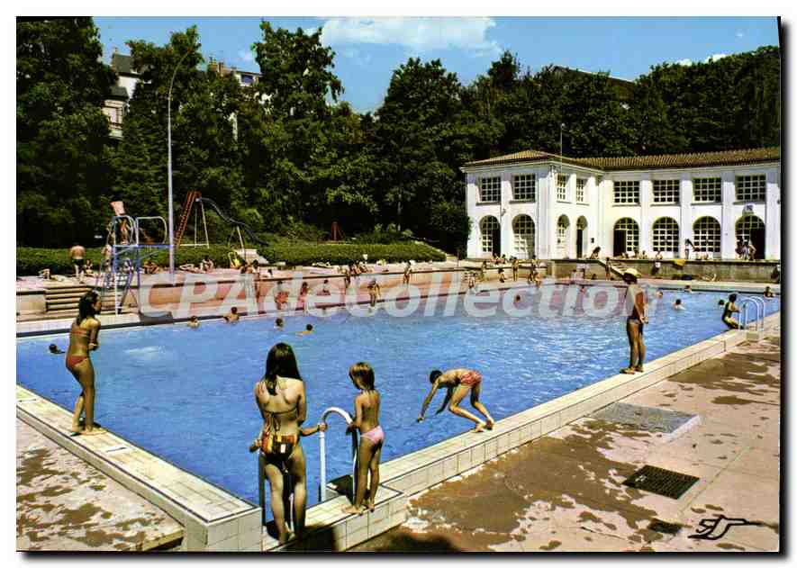 NERIS-les-BAINS — Station thermale des nerfs, La piscine — Architecte M. BOUGEROLLE