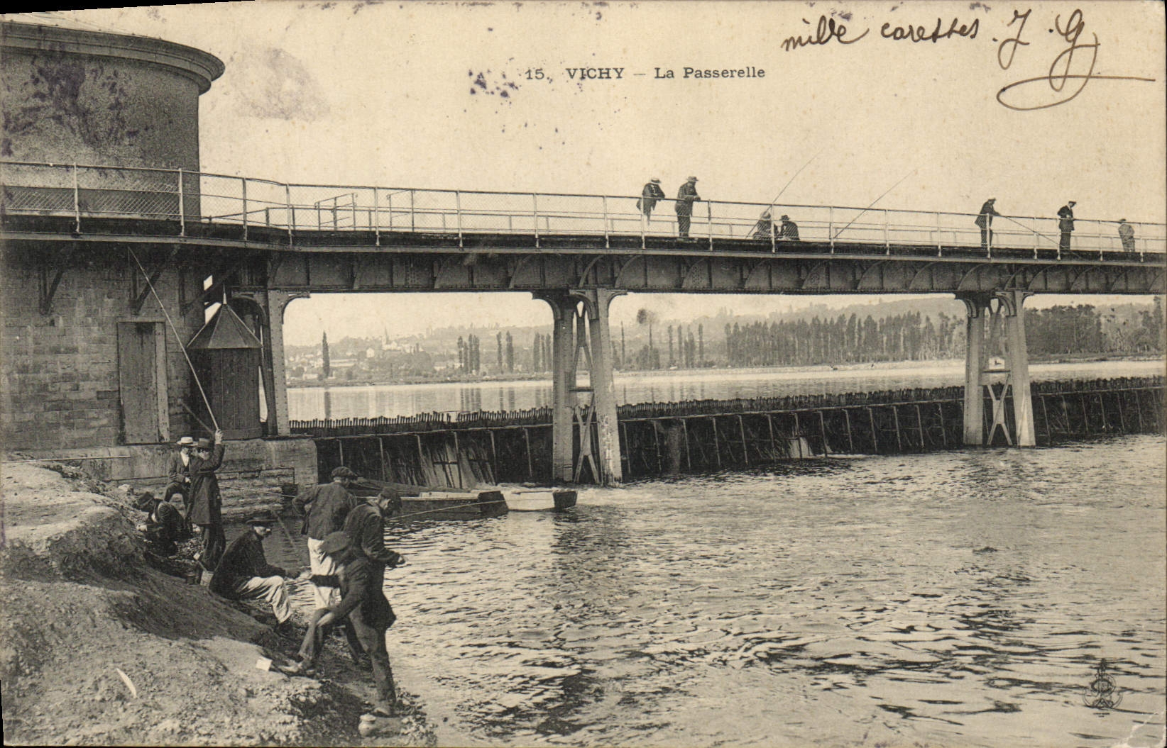 Vichy — La Passerelle — Éditeur J.G. n°15
