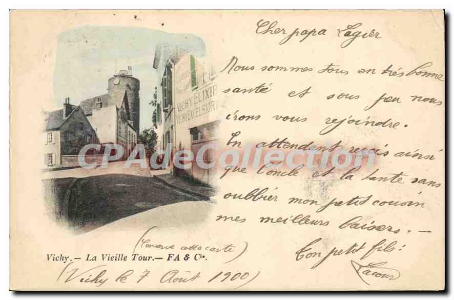CPA Vichy la Vieille Tour 