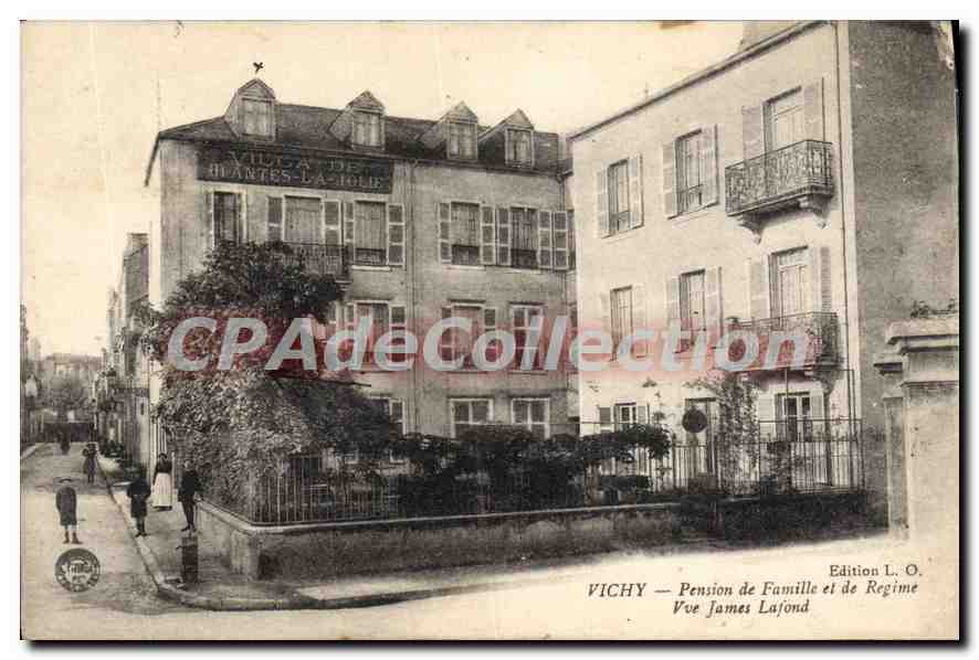 Vichy — Pension de Famille et de Régime — Villa de Saintes-La-Iole — Édition L. O.