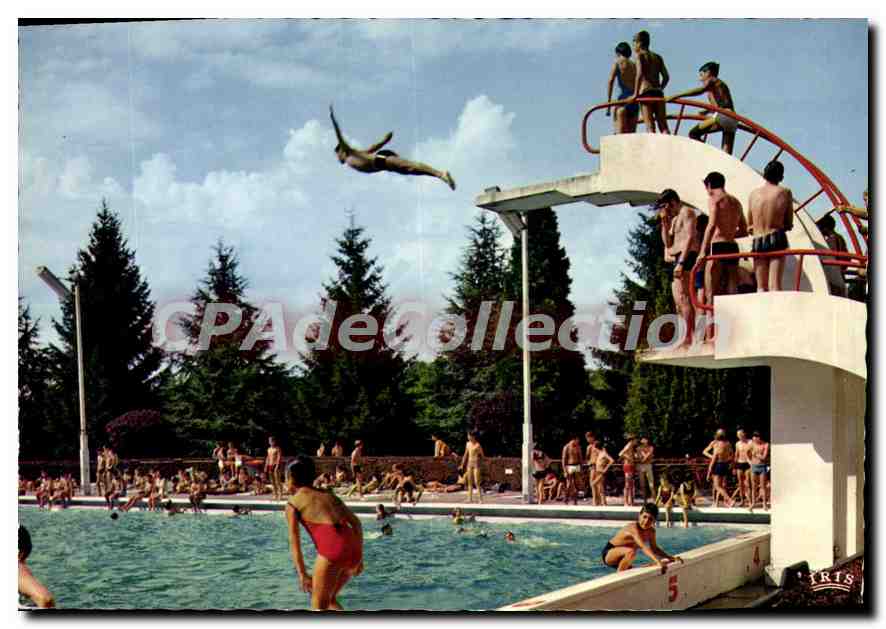 Saut en plongeant — Station nautique de Bellerive — Éditions "La Crèche"