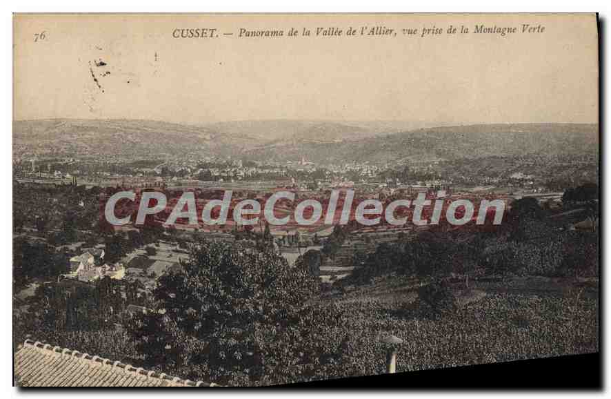 Cusset — Panorama der Allier-Tal, Aussicht von der Montagne Verte — n°76