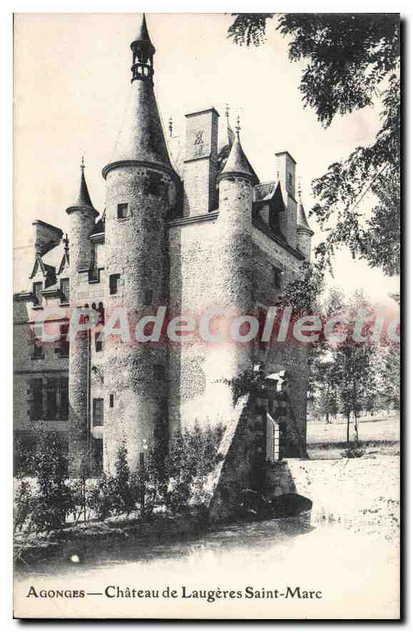Agonges — Château de Laugères Saint-Marc — CPAdeCollection