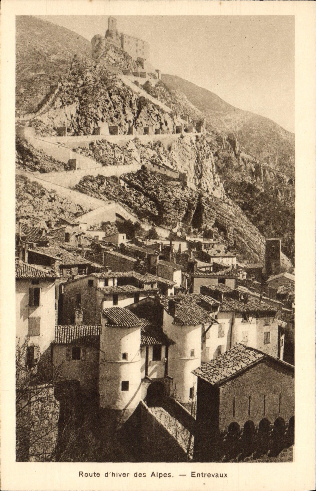 Route d'hiver des Alpes — Entrevaux