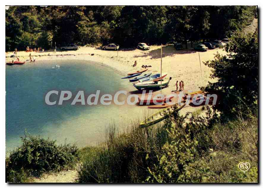 Plage de Greouxs-les-Bains — vue aérienne — AS - Anverso