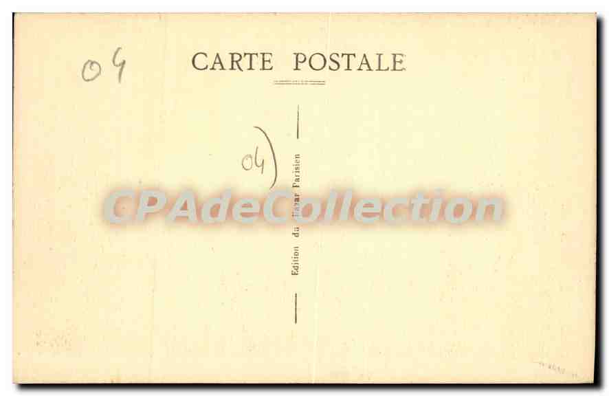Sisteron — La Cazette e Valle della Durance — Edizione del Vivarais Parigino — Verso