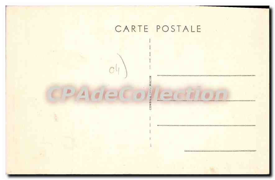 Sisteron (B.-Alpes) — Porta del Dauphiné — Cartolina d'epoca de Collection — Verso