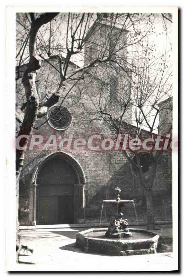 CPA Les Sitex Pittoresque Manosque les Bains Eglise Saint Sauveur 