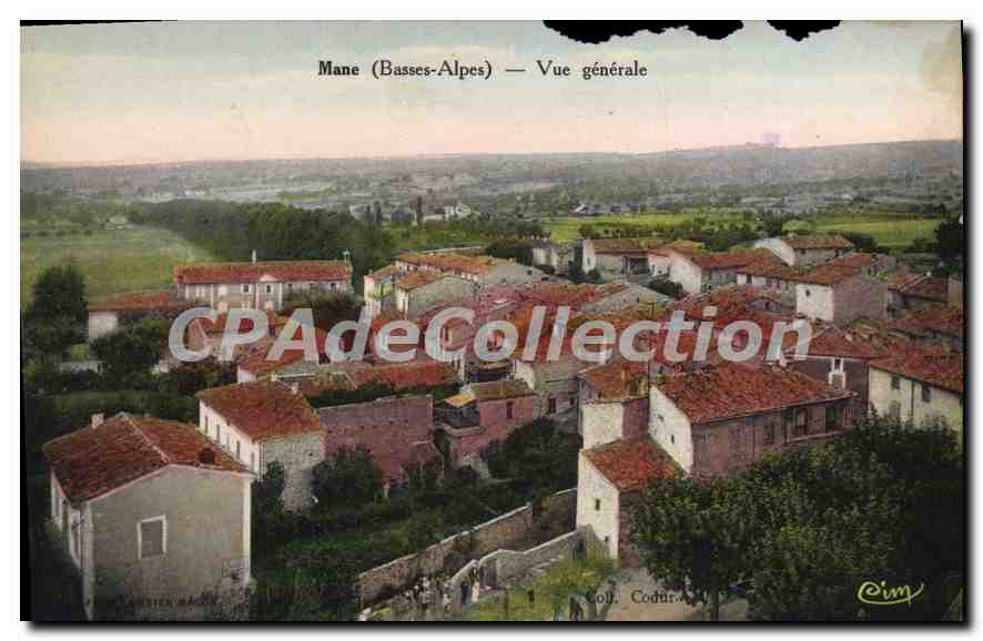 Mane (Basses-Alpes) — Vue générale — Coll. Codur. — Cim