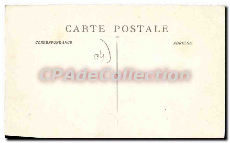Gréoux - Château de Rousset — Édition Baille — Verso