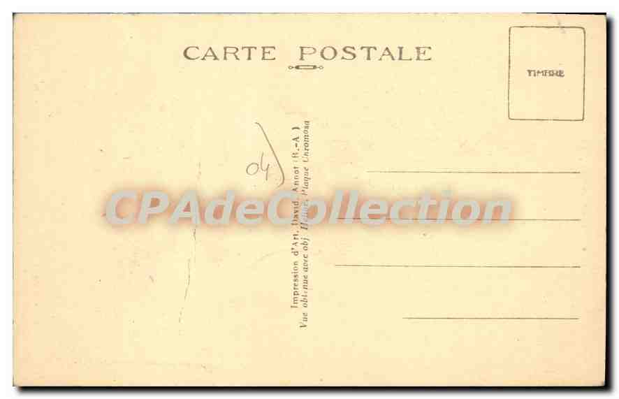 Annot (B-A) - La Vieille Ville - Les Portiques — ROSIN — Verso