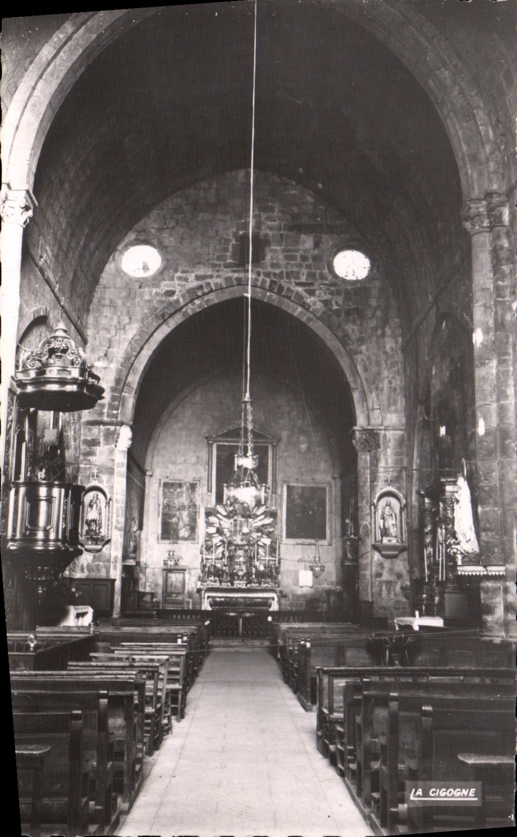 Intérieur de l'église — Seyne-les-Alpes — La Cigogne
