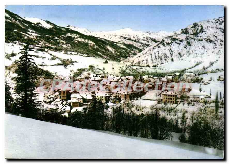 Allos — Vue générale sous la neige — Éditions de France