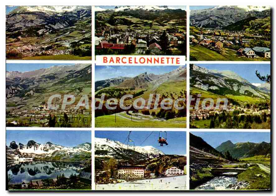 Barcelonnette — vue panoramique — CPAdeCollection - Anverso