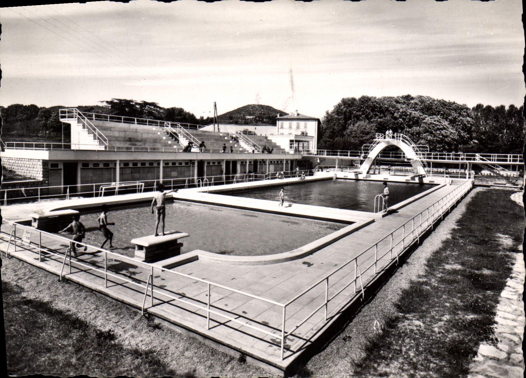 CPA Le Haute Provence Manosque B A Piscine Municipale 