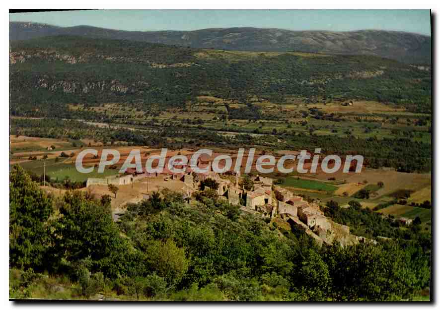 CPA Paysages de France Sainte Croix du Verdon Basses Alpes le vieux village Provencal dominant la Va