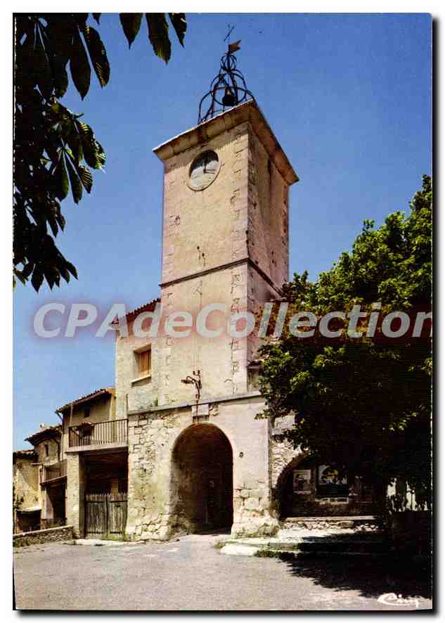 Lurs (Alpes-de-Haute-Provence) — L'Horloge, Place du Monument — Imprimeur Combier, n° 04.106.27.0232