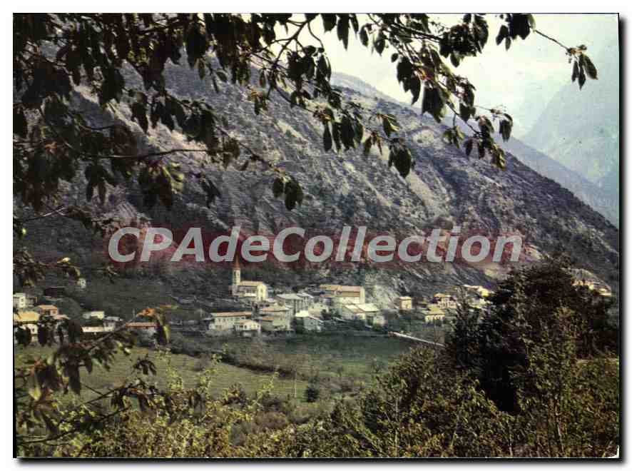 Prads (Alpes-de-Haute-Provence) — vue du village en montagne — CPAdeCollection