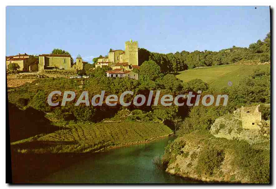 Esparron-de-Verdon — Le Lac, le Village et le Château — Société Éditions de France