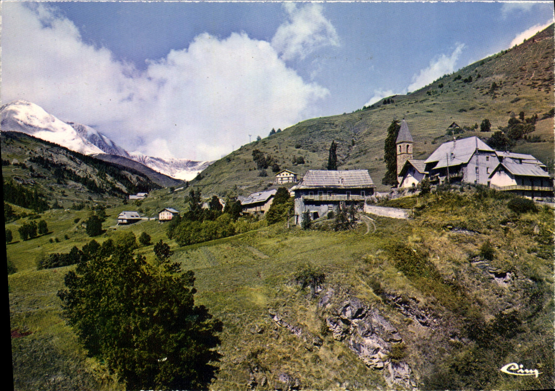 CPA La Foux d'Allos Alp de Hte Prov le vieux village 